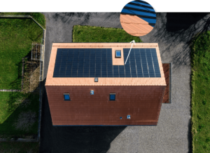 Gasser Ceramic Photovoltaik Indach Solarmodul FIT 52